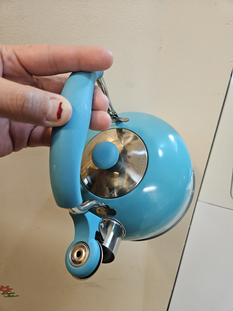 Blue Enamel Kettle - photo 2