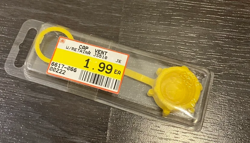 Scepter Yellow Vent Cap with Retainer #freecycle thumbnail