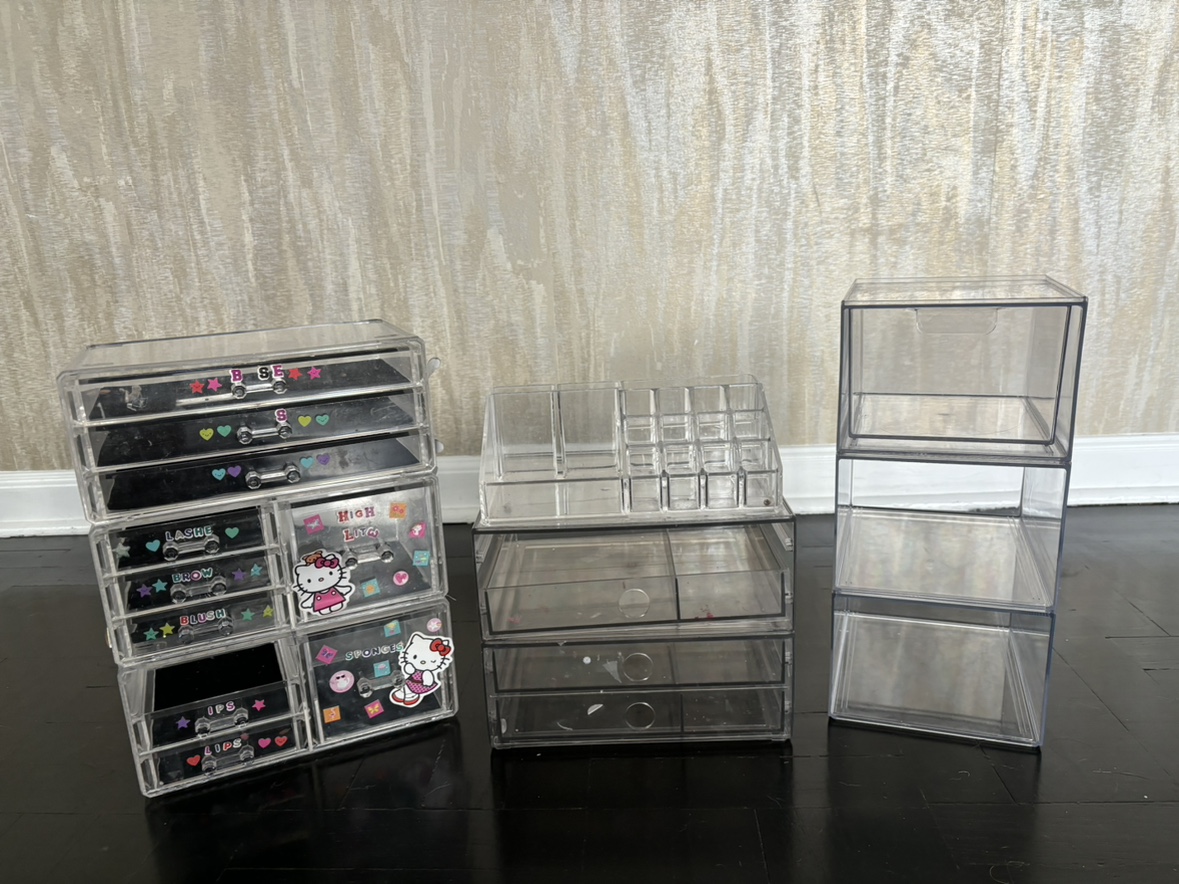 Acrylic Make-up organizer