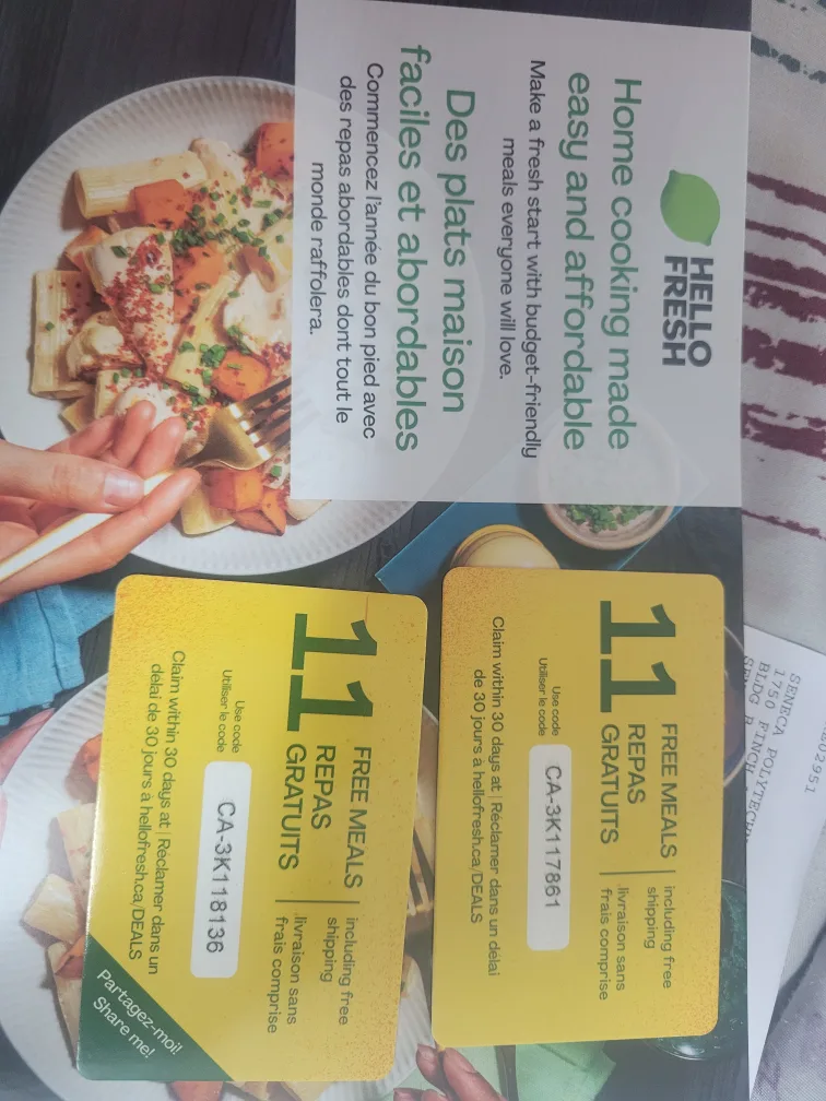 Hello fresh meal cupons thumbnail