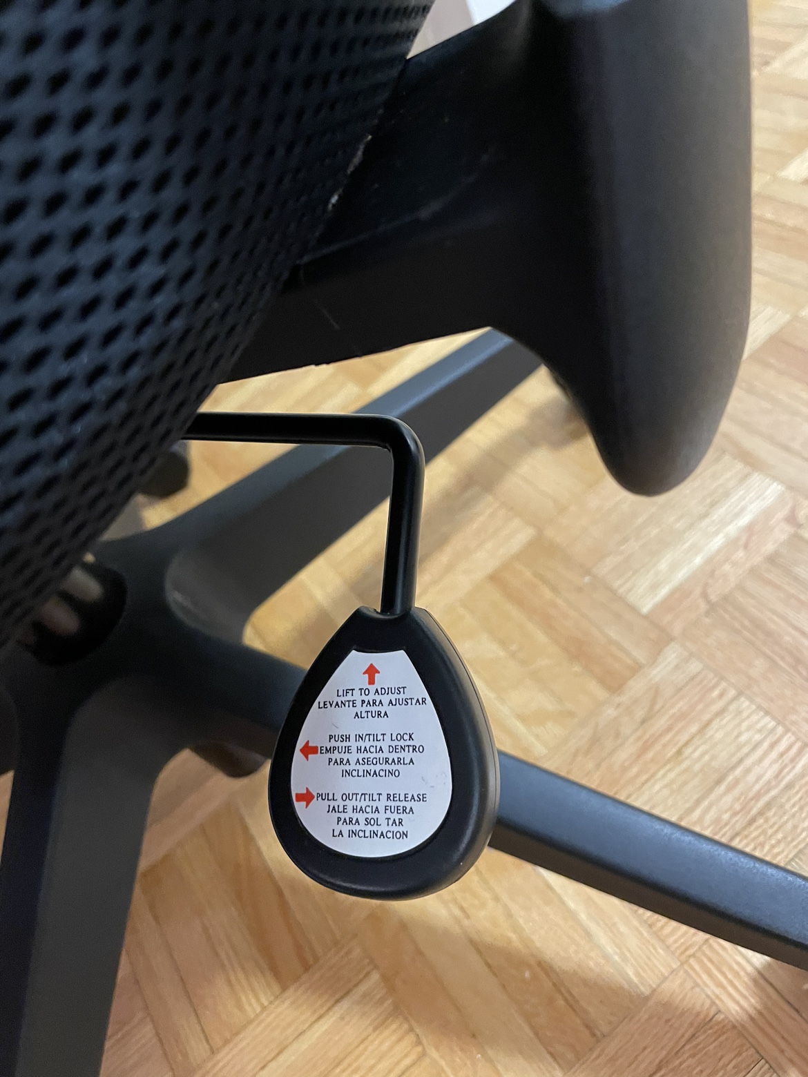 Black Mesh Office Chair - photo 5