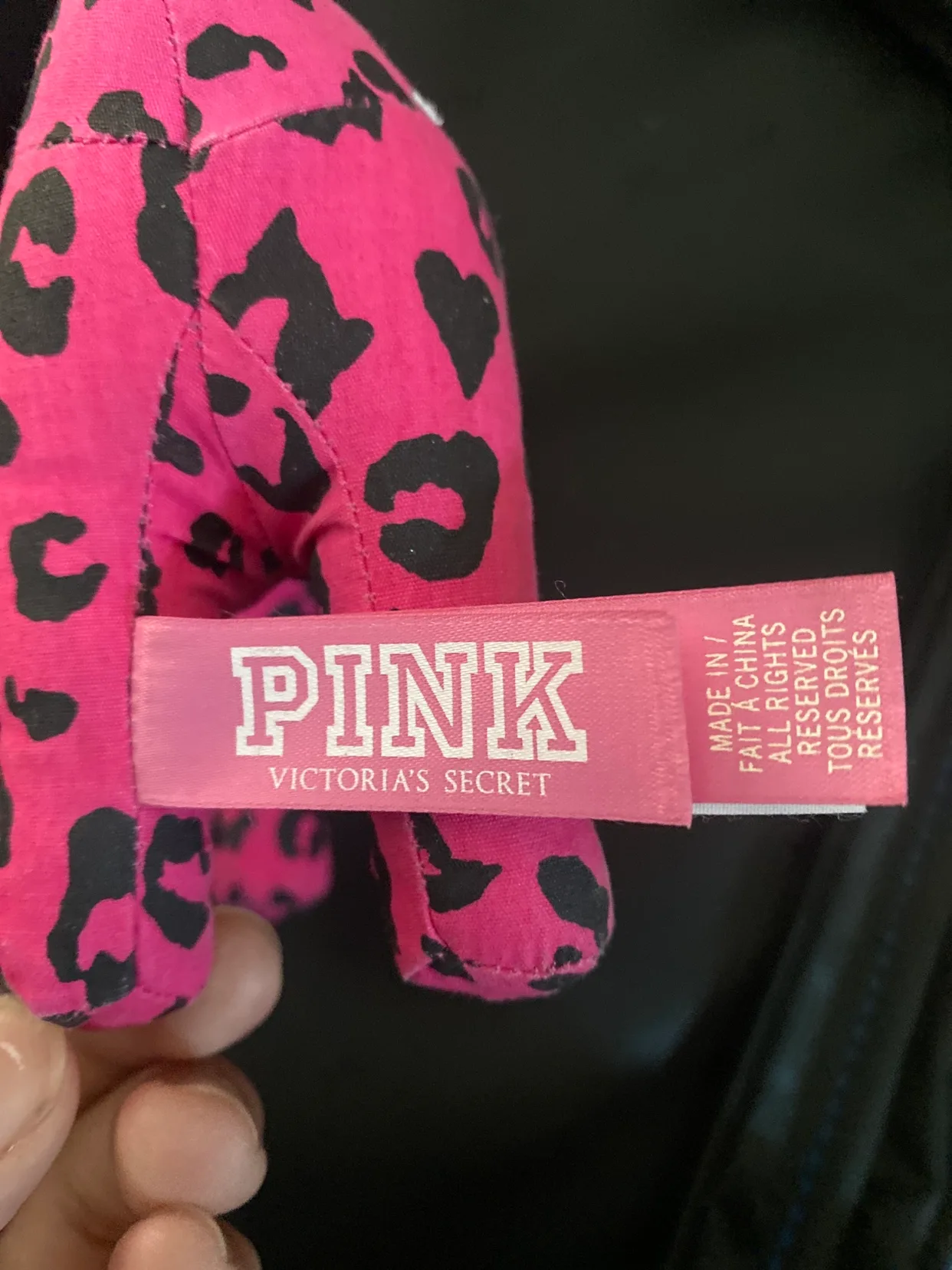 Rare Pink Victoria's Secret Plush Dog image indicator(5)
