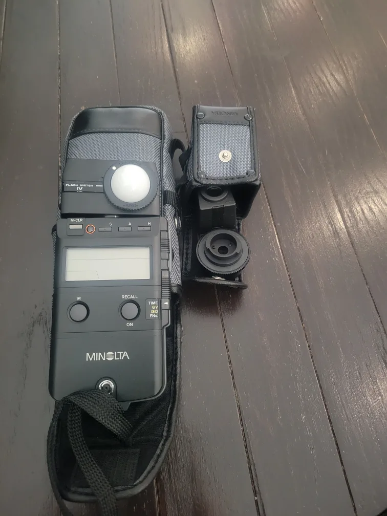 Minolta flash meter IV and viewfinder image indicator(2)