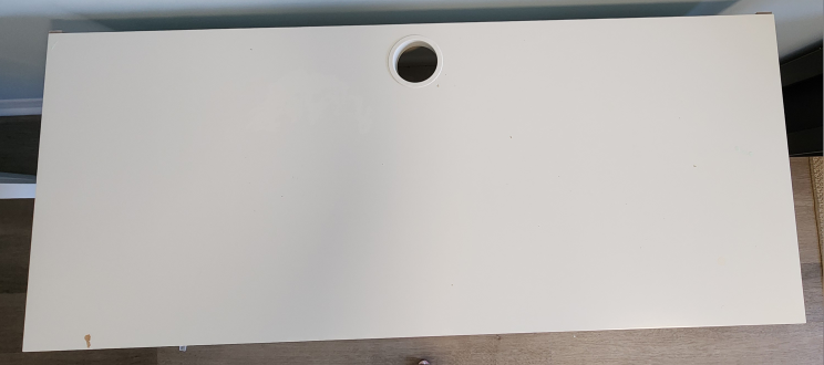 IKEA White Desk with Drawer and Shelf - photo 2