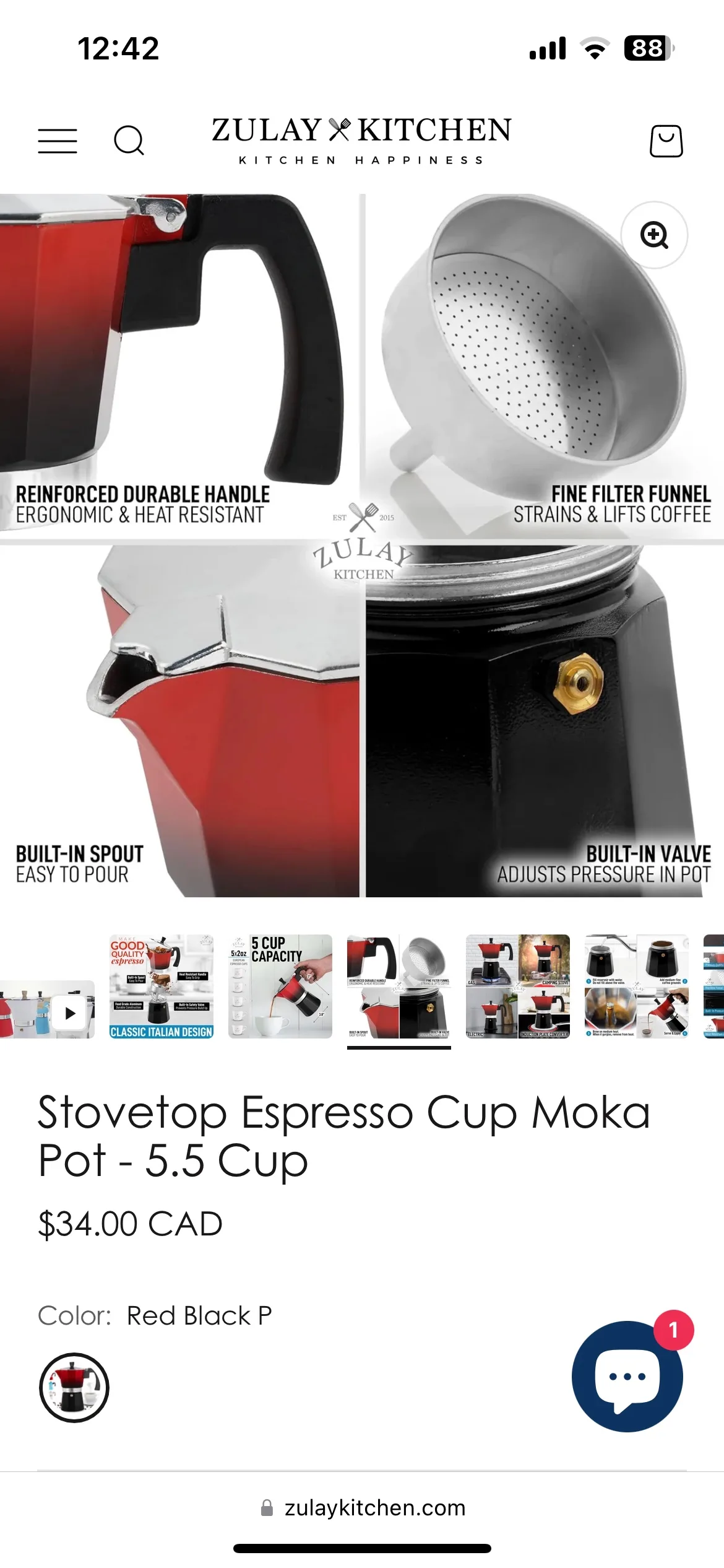 pink aluminum moka pot image indicator(8)