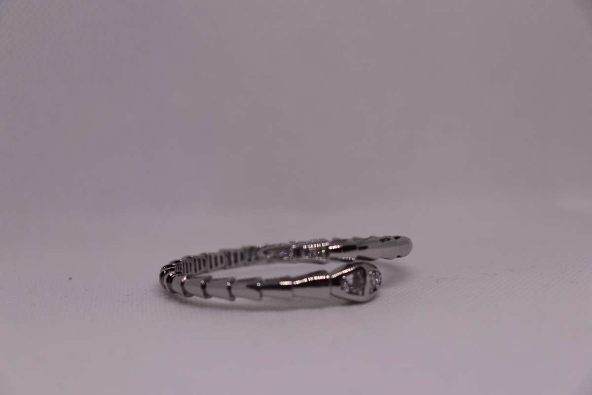Silver Snake Bangle