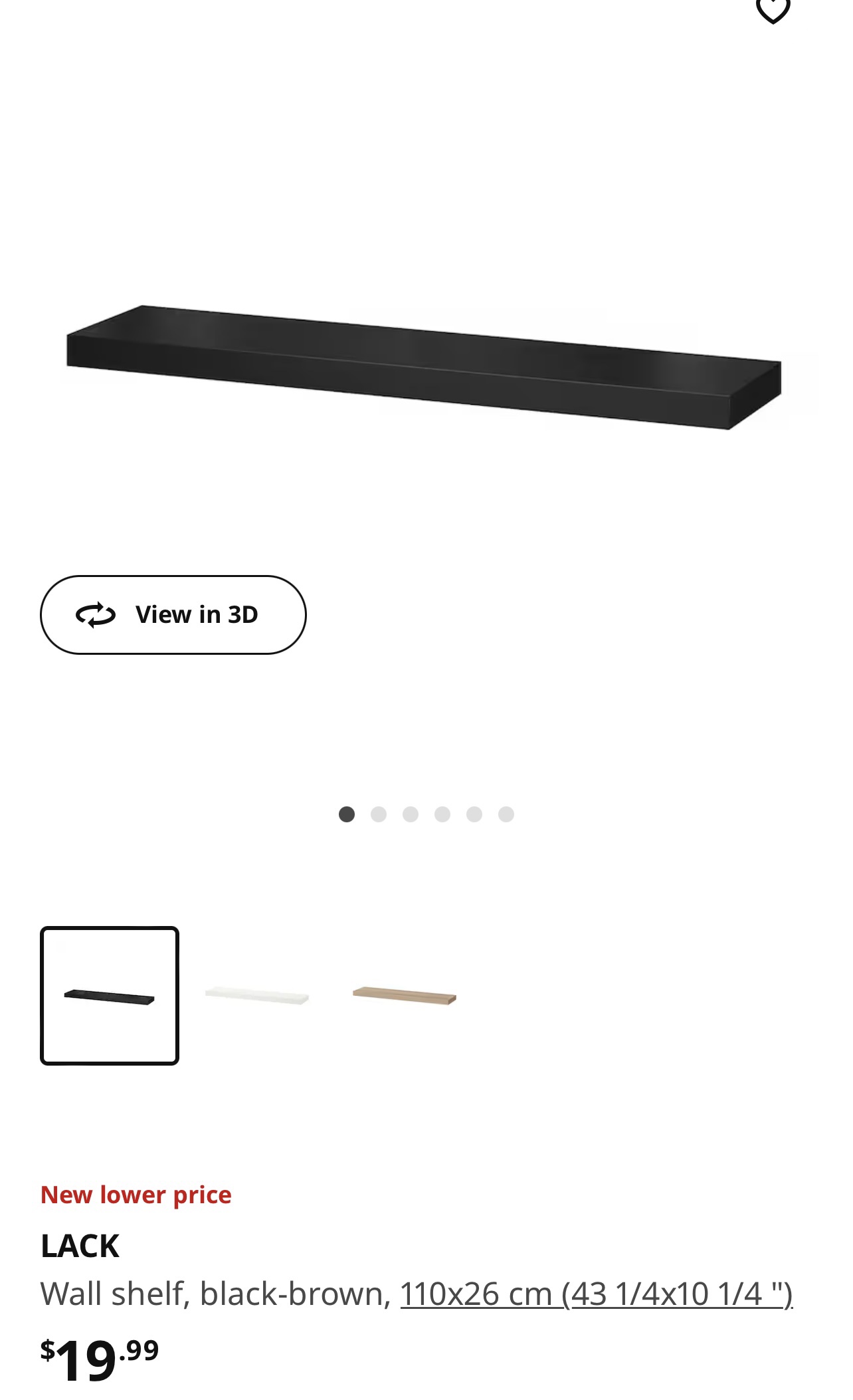 3 IKEA LACK Wall Shelves - photo 3