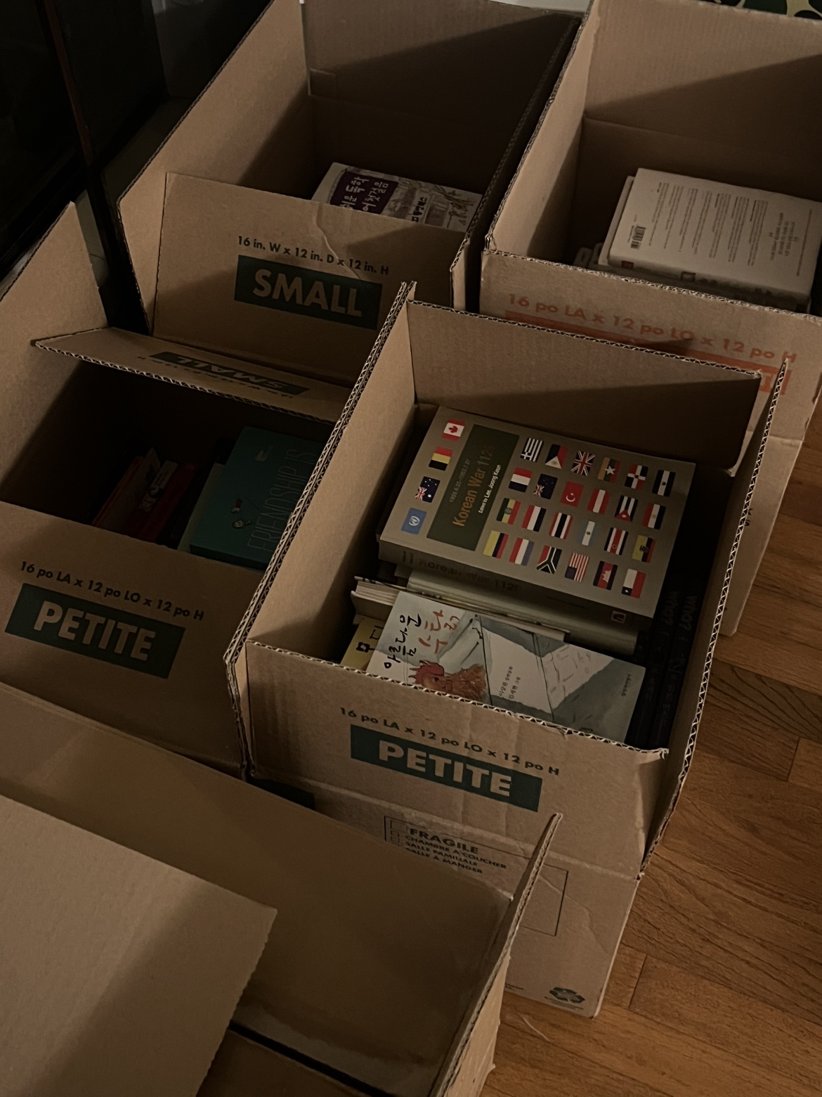 Boxes of Books