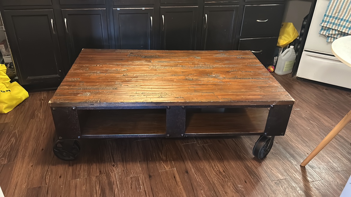 Rustic coffee table