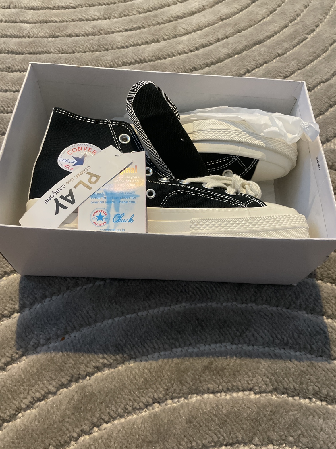 Converse Play Comme des Garçons Chuck Taylor High Tops - photo 2