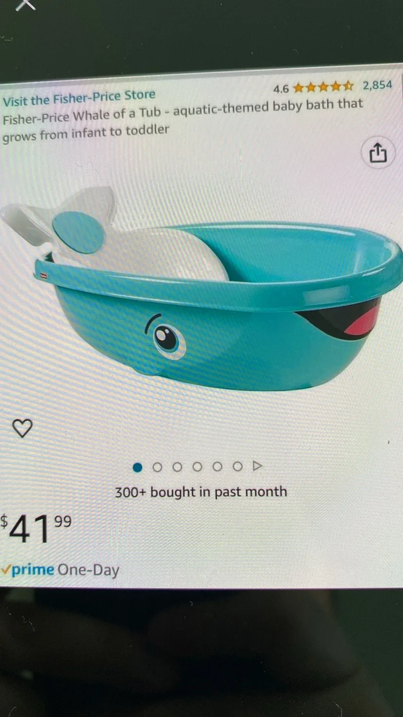 Fisher-Price Whale of a Tub Baby Bath thumbnail