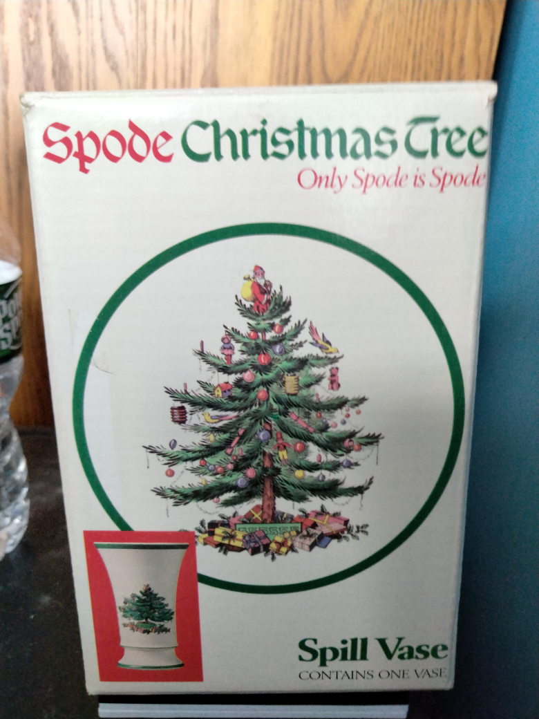 Spode Christmas Tree Spill Vase - photo 3
