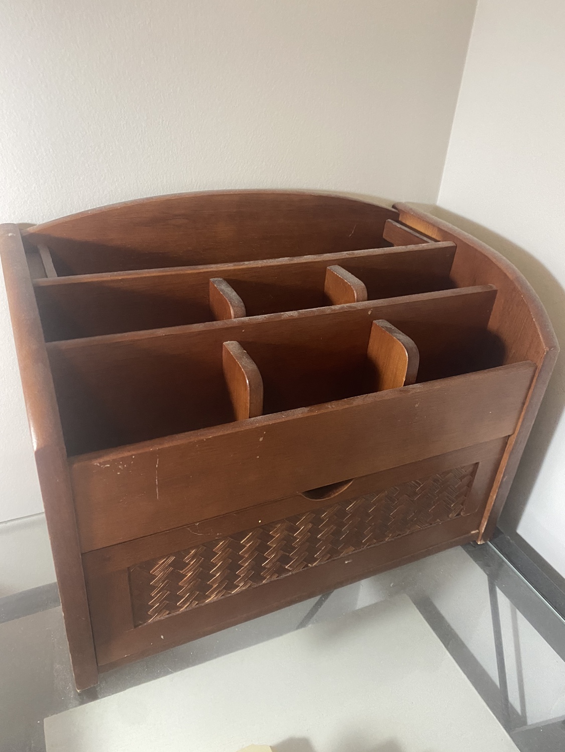 Wooden Desk Organizer - photo 2
