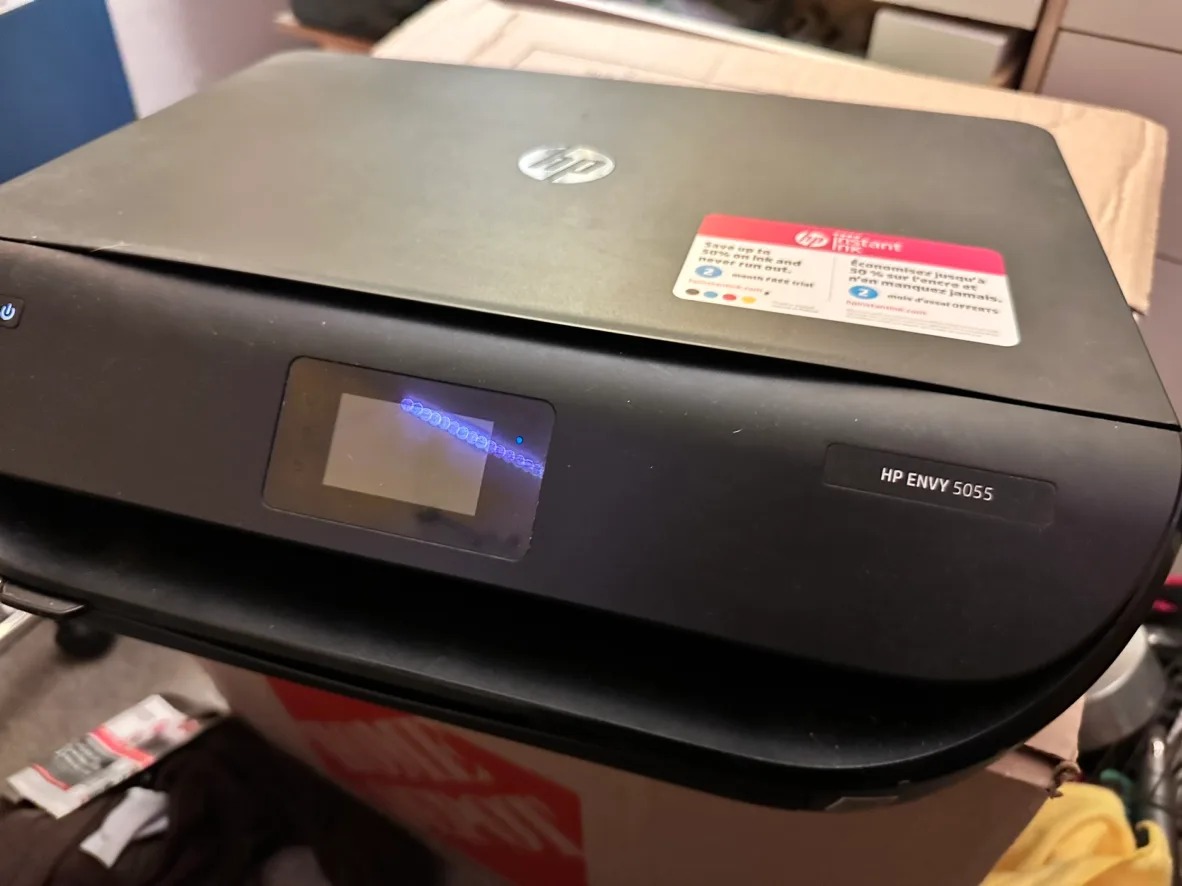 HP ENVY 5055 Printer image indicator(2)