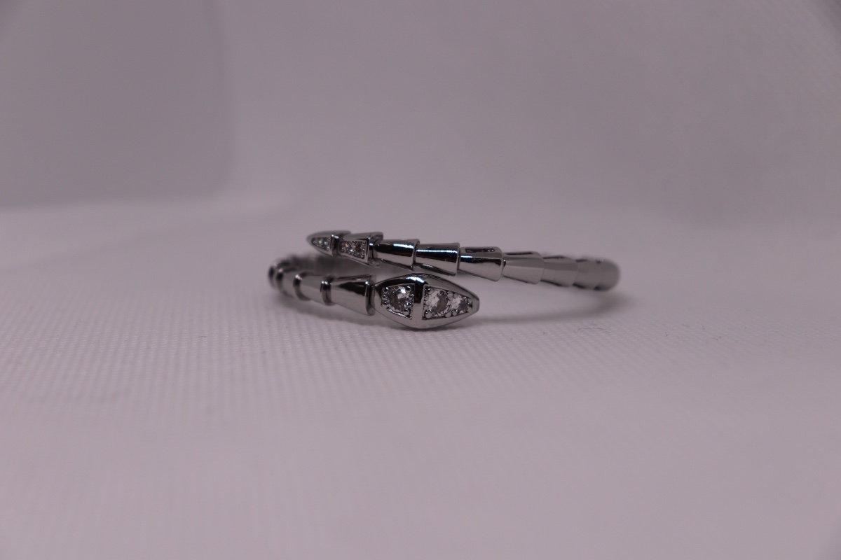 Silver Snake Bangle - photo 3