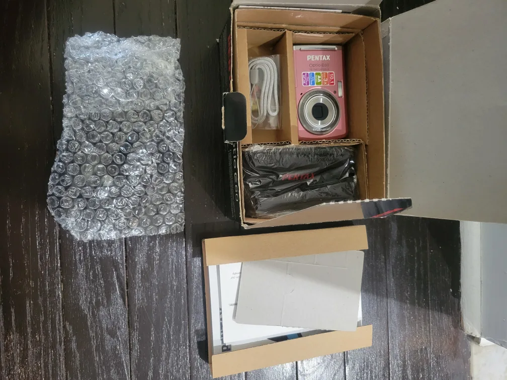 Pentax Optio E60 Digital Camera - Pink image indicator(2)