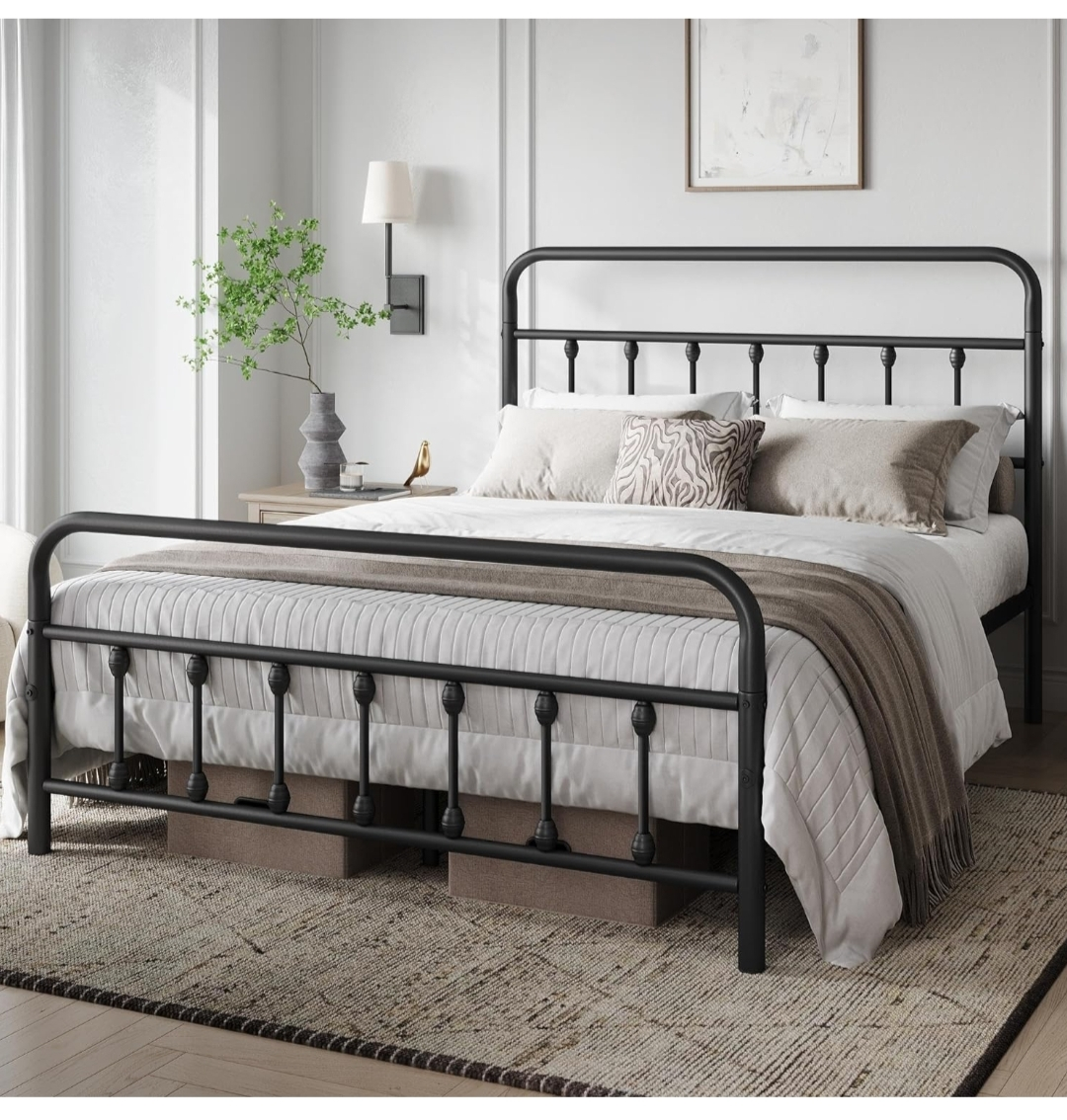 Queen Size Metal Bed Frame