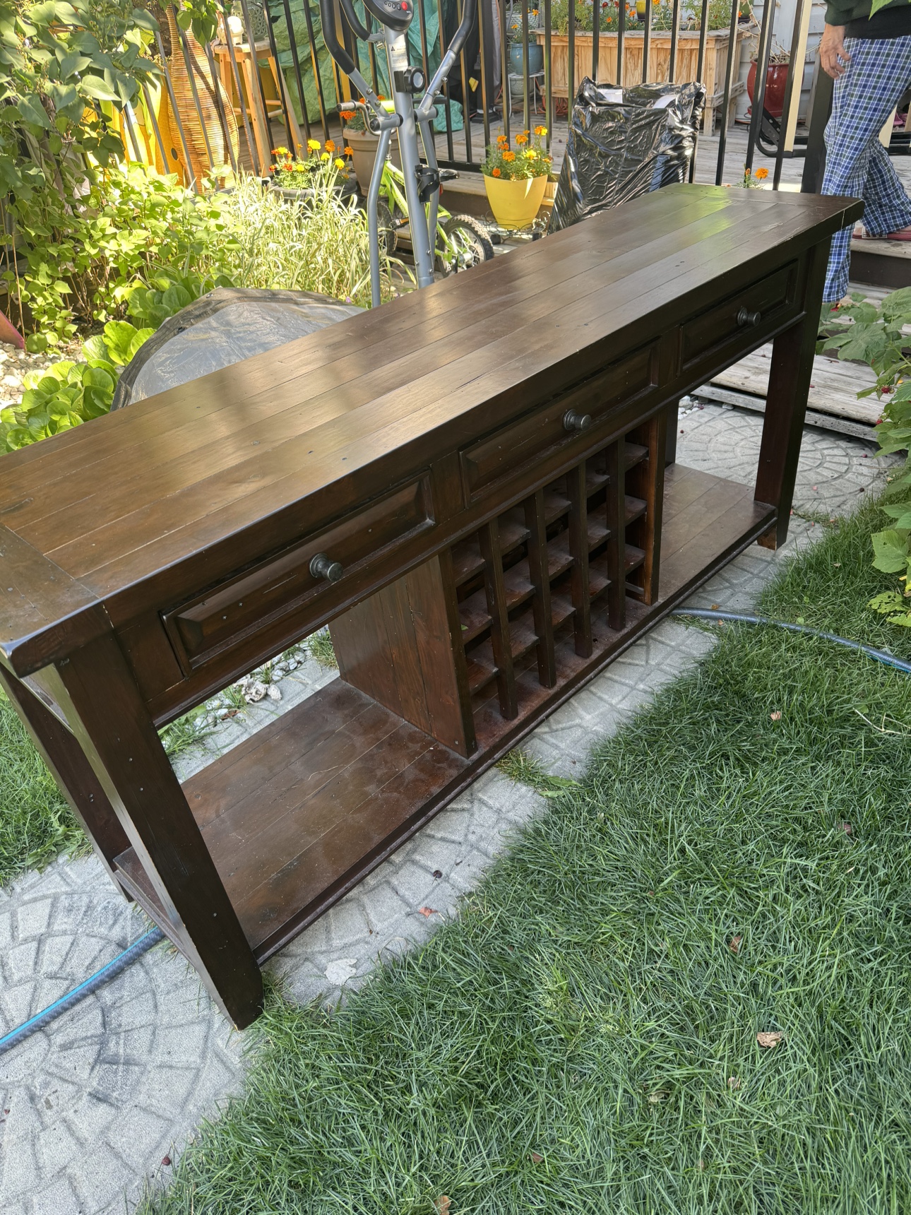 wine and bar table console - photo 2