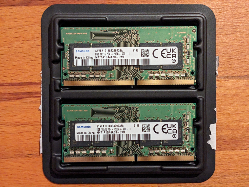 Samsung 16GB DDR4 RAM (2x 8GB) 3200