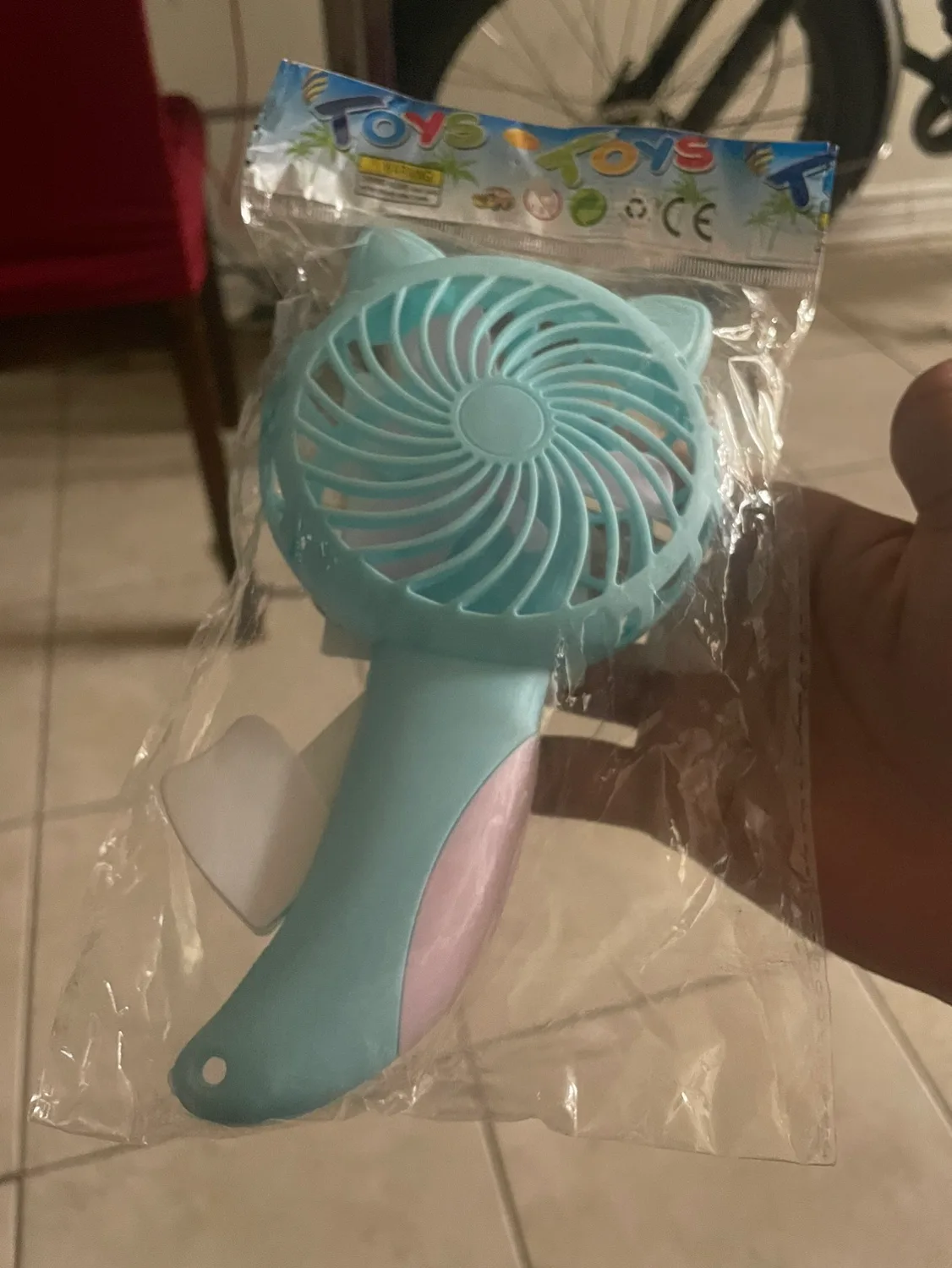 Brand New - Mini Portable Handheld Fan image indicator(4)
