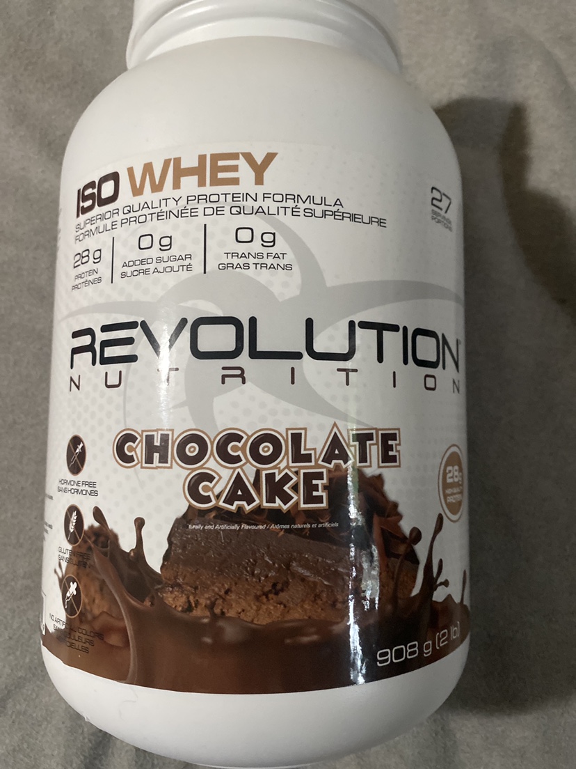 UNOPENED PROTEIN POWDER - Whey Chocolate Cake