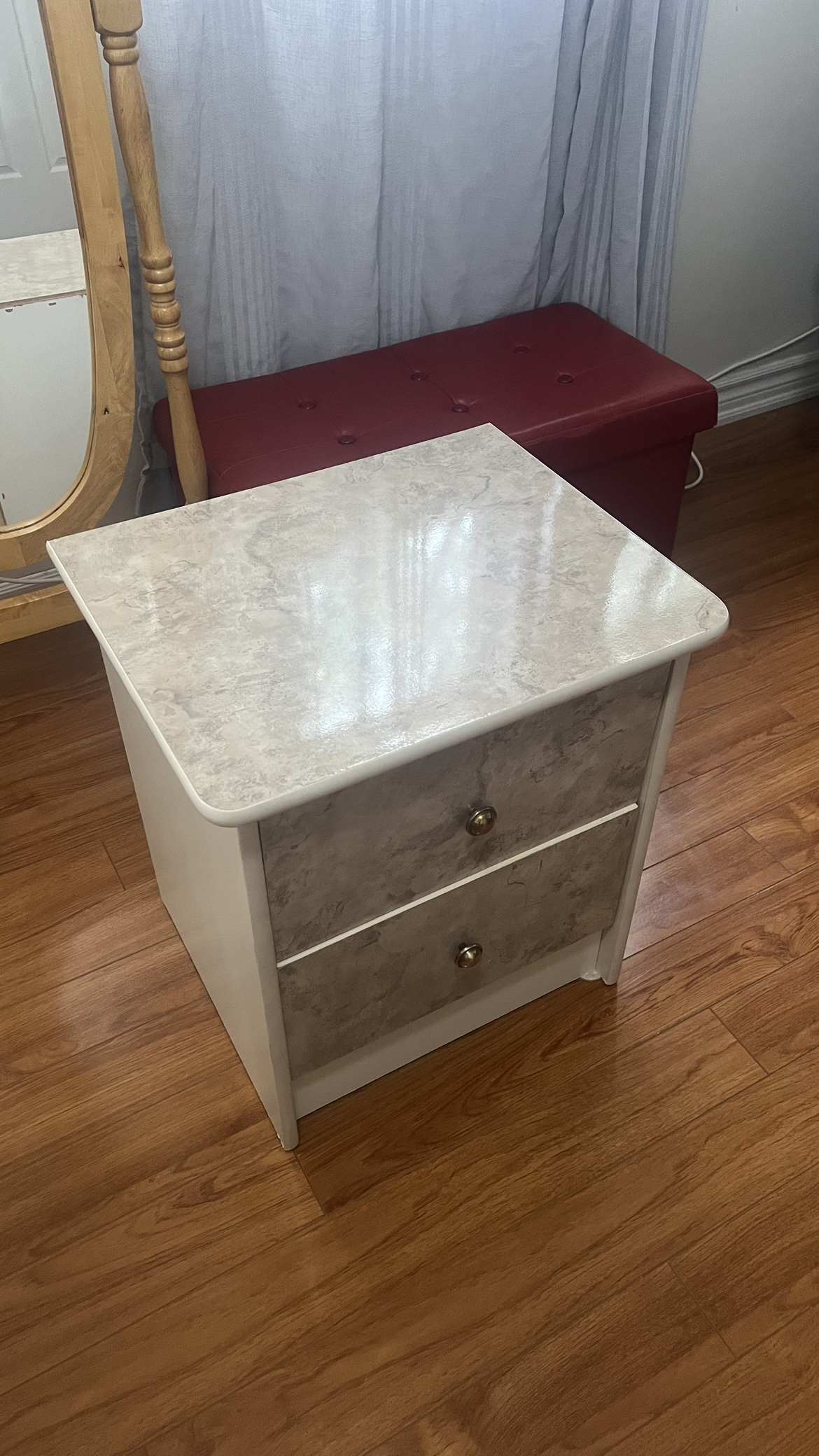 Two-Drawer Nightstand (1 item only) - photo 2