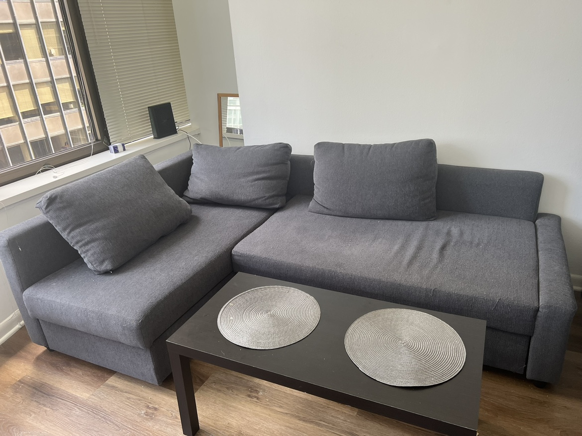 Gray Sectional Sofa - photo 2