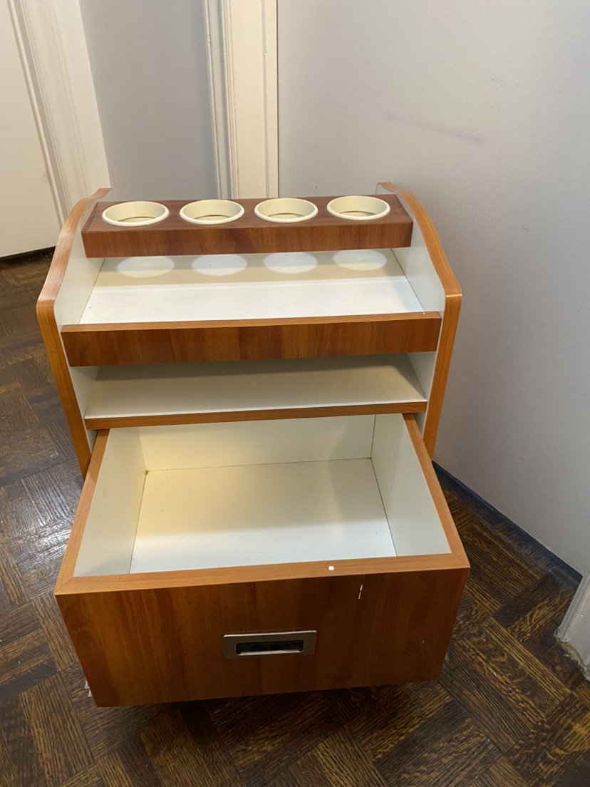 Rolling Cart with Storage/ Side Table - photo 3