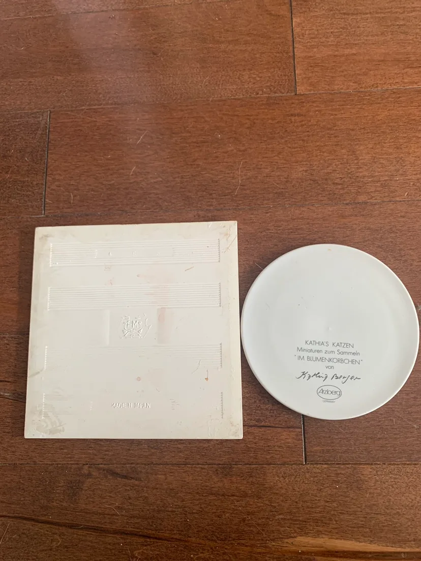 Two Decorative Porcelain Tiles image indicator(2)