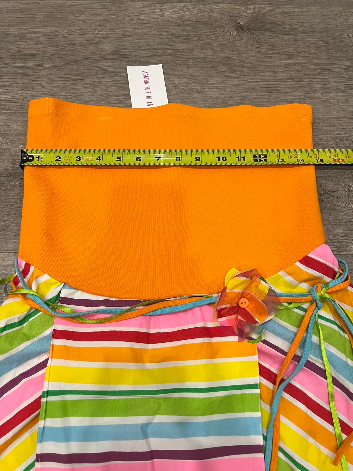 Rainbow Striped Maternity Skirt Small /Medium image indicator(8)