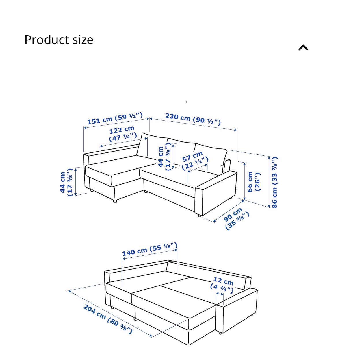 IKEA Friheten Sectional Sofa Bed - photo 2
