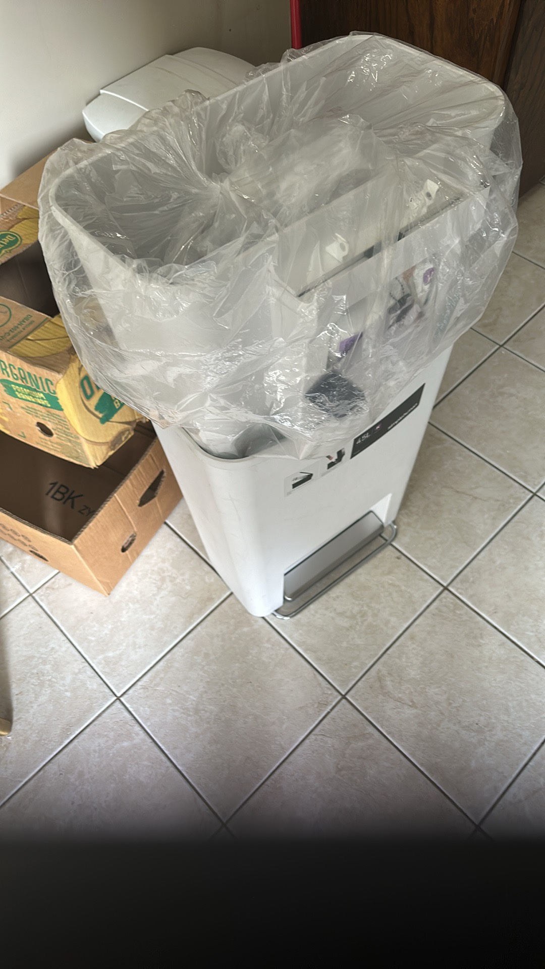 Simplehuman 45L Trash Cans no lids