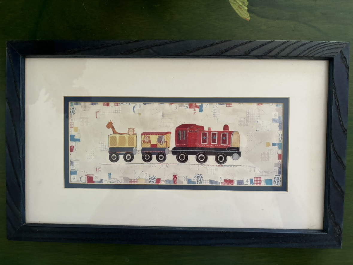 Circus Train Print & Frame