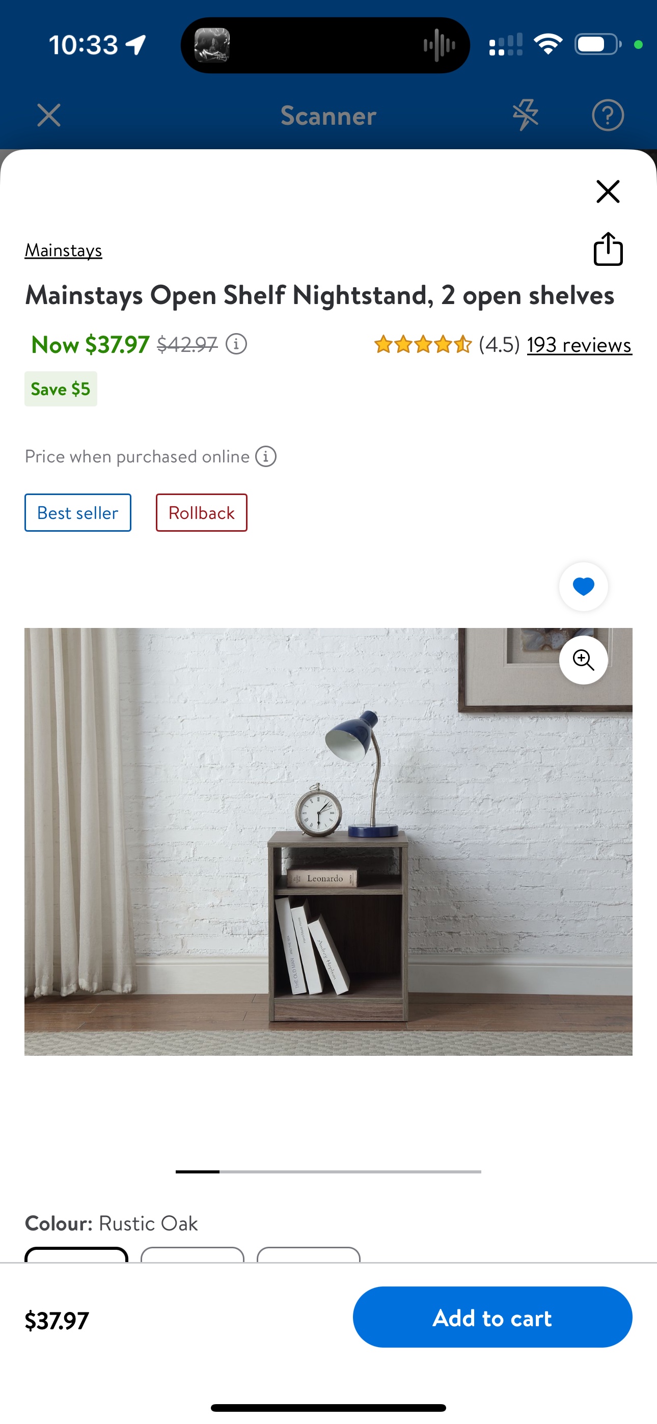 Small Storage Shelf, Side Table - photo 5