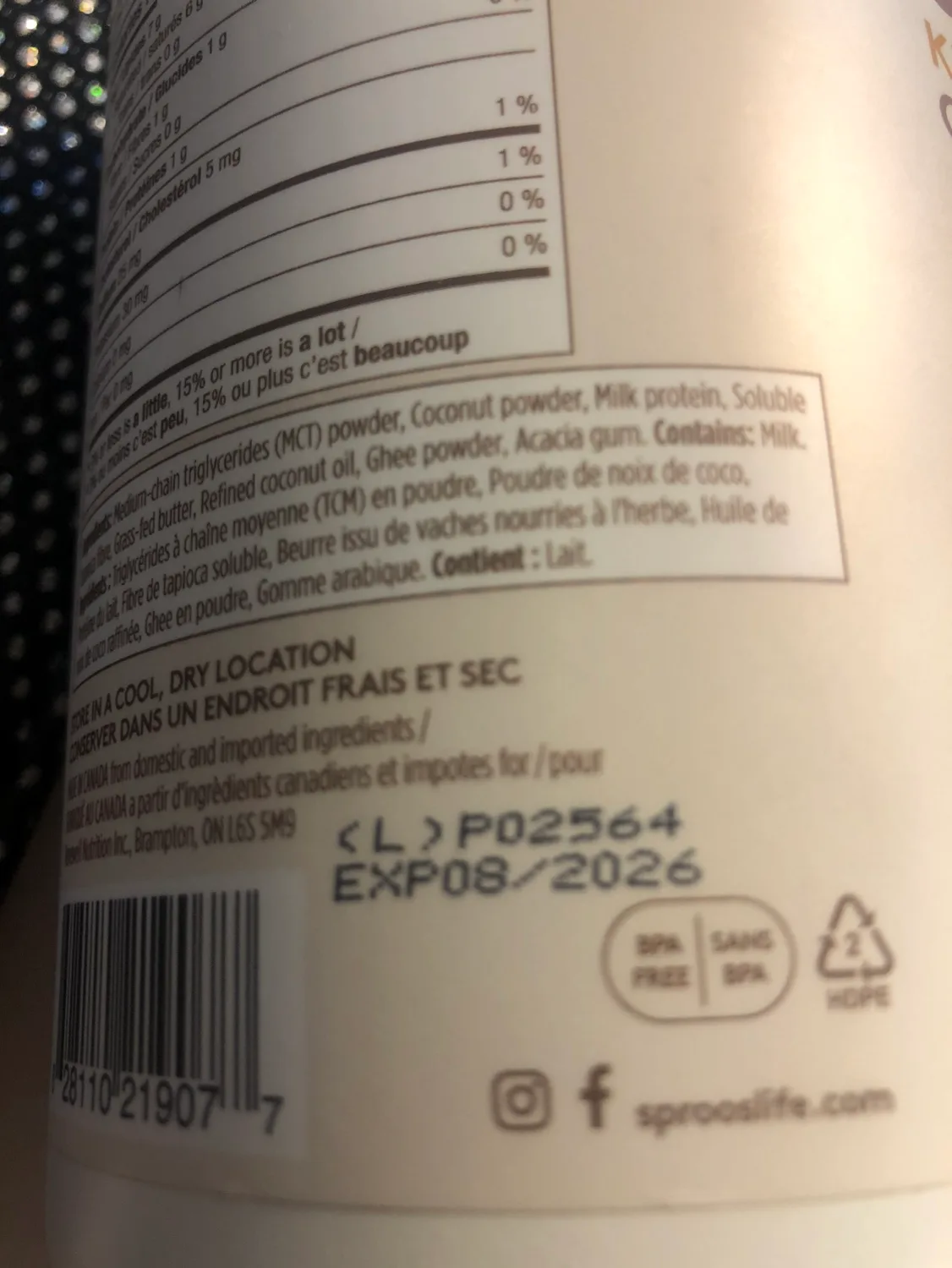 Sploos Keto Creamer 220g image indicator(3)