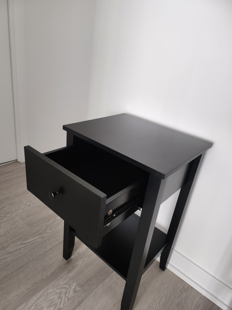Black Nightstands (Pair)