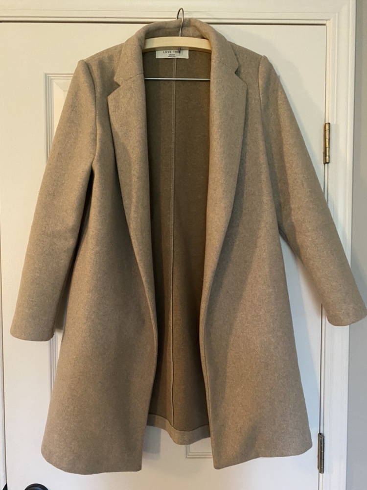 Love Tree Beige Wool “Coatigan” - photo 2