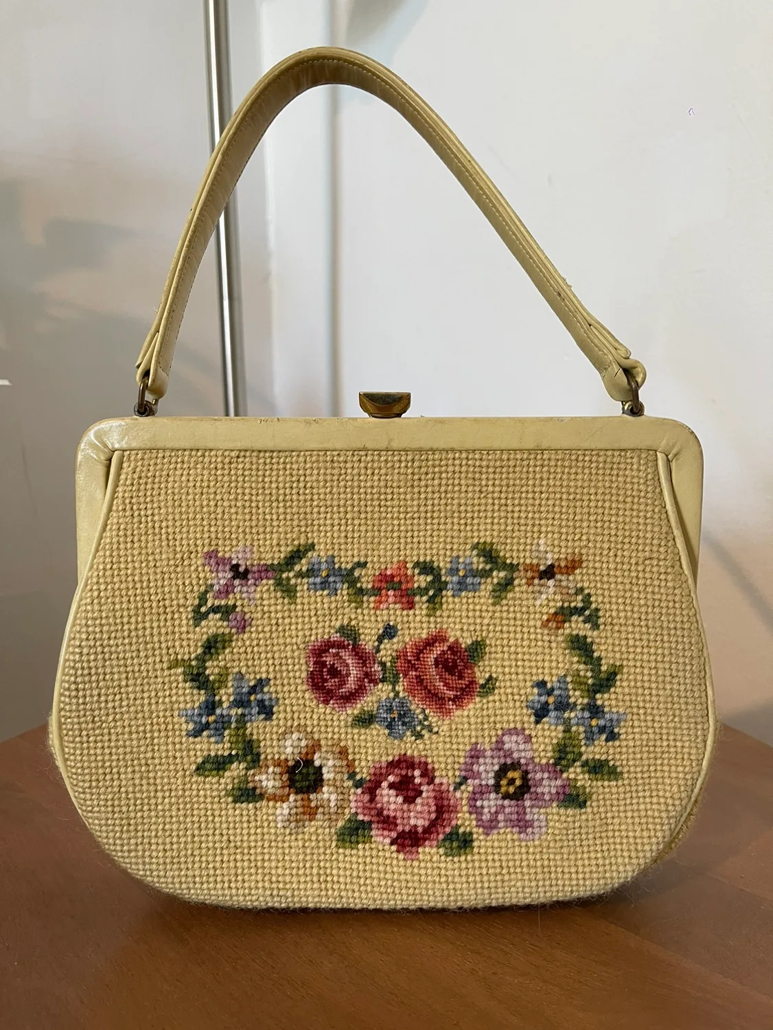 Vintage Needlepoint Purse thumbnail