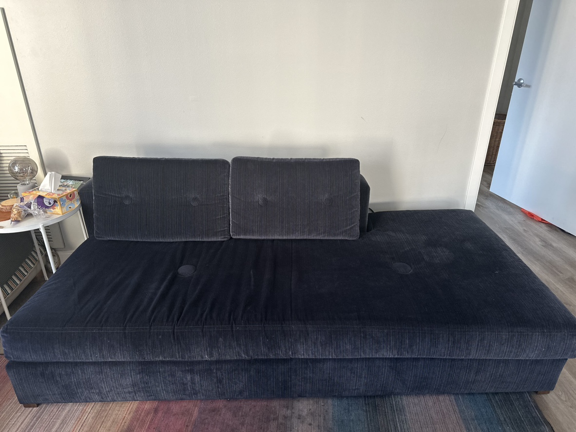 Navy Blue Sofa