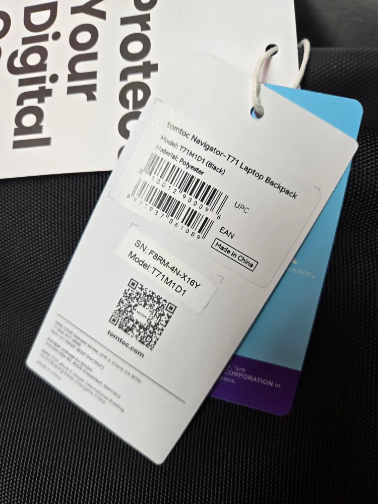 tomtoc Navigator Compact Laptop Backpack for 15.6-inch Computer image indicator(4)