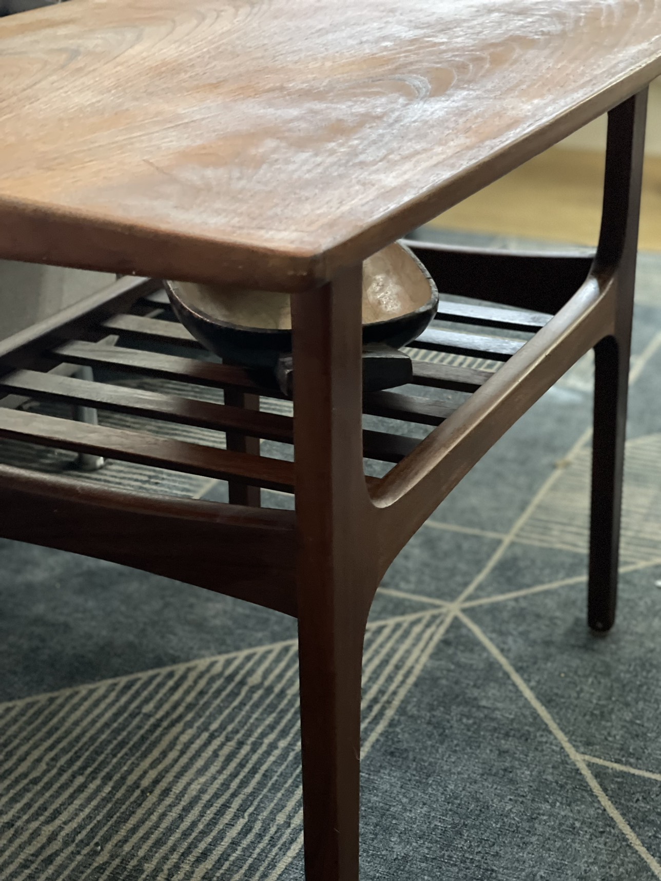 Mid century modern MCM coffee / side table solid great piece - photo 5