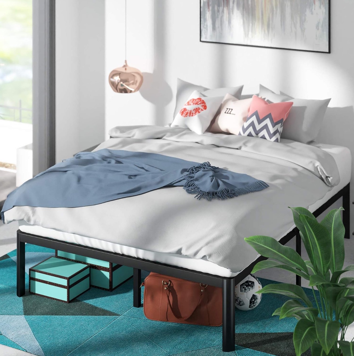Queen Metal Bed Frame - photo 3