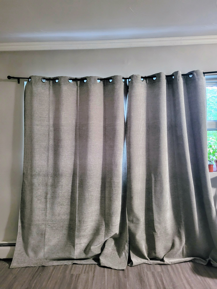 84 inches Heated Curtains with Grommets 2pcs