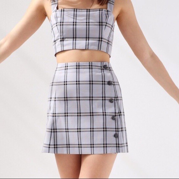 Sunday Best Aritzia plaid mini skirt - 4