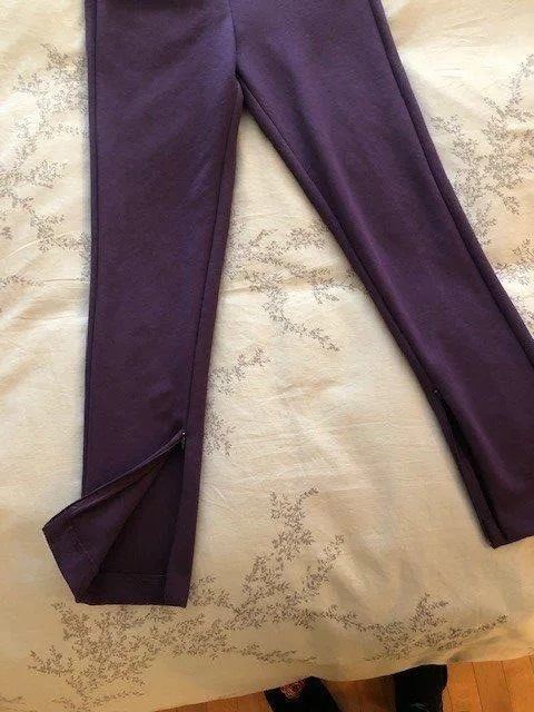 Anne Klein eggplant colour pants size 4 image indicator(3)