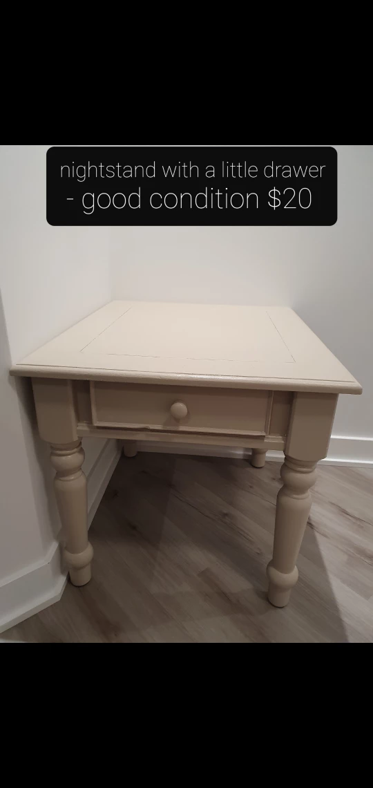 Nightstand with drawer