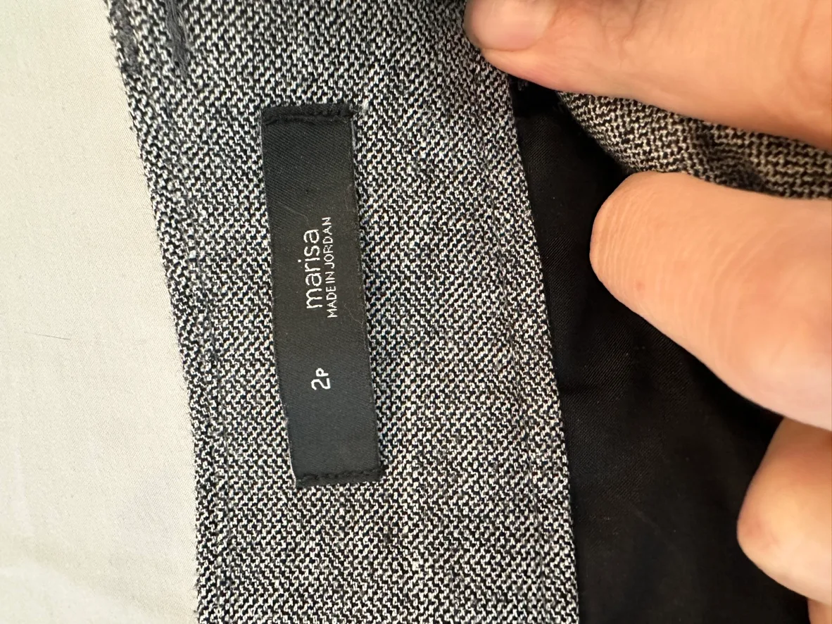 LOFT Grey Belted Pants image indicator(5)