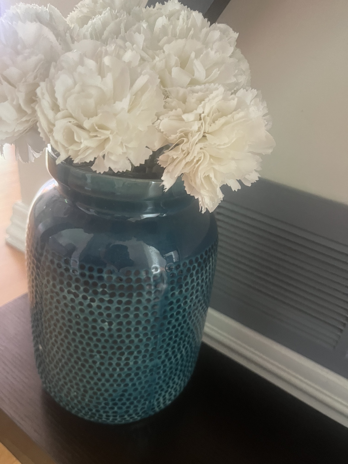 Teal Ceramic Vase