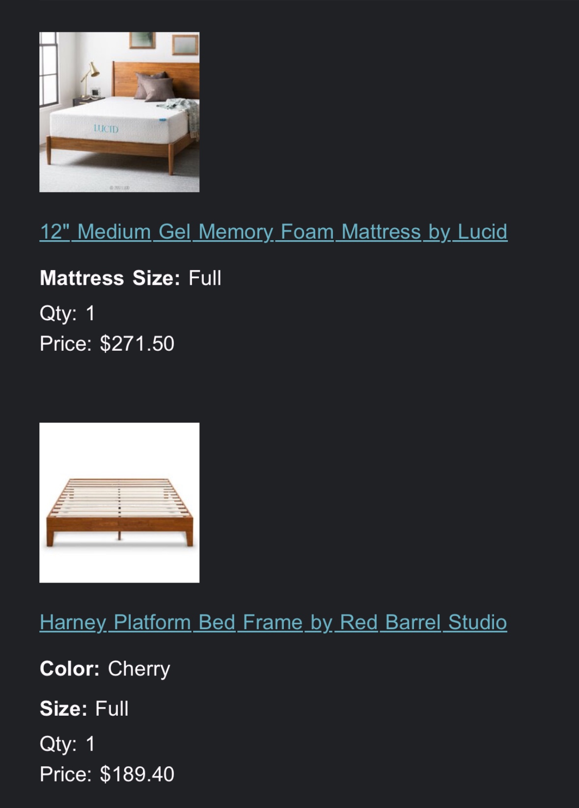 Bed Frame + Mattress!!