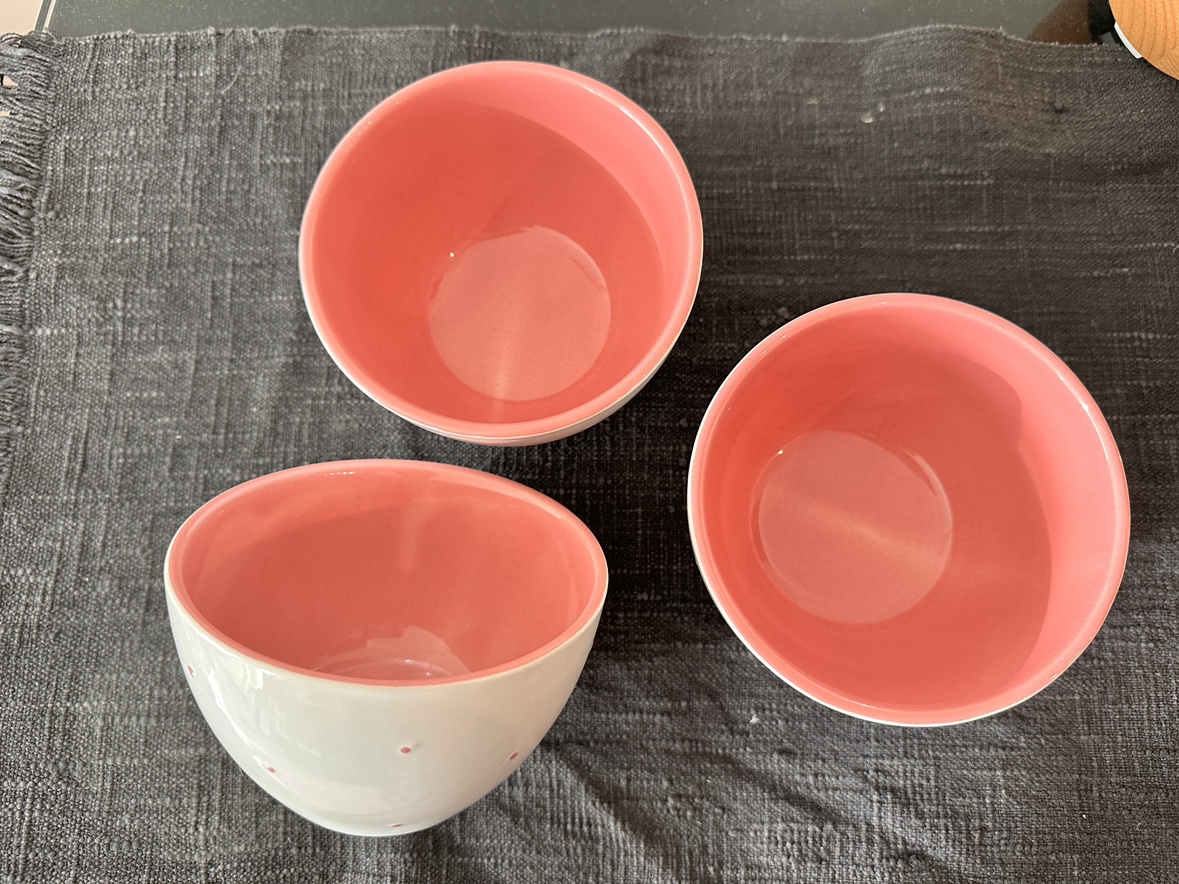 Pink Polka Dot Mugs and Bowls - photo 5